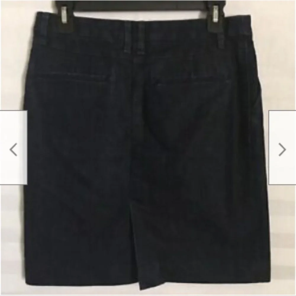 Banana‎ Republic Factory Women's Blue Denim Jean Skirt Pockets